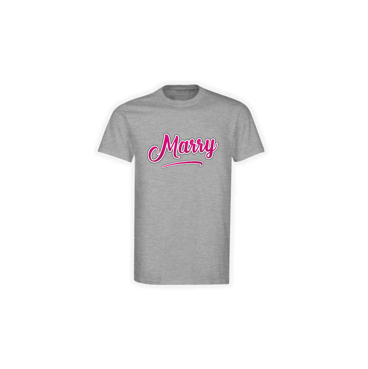 T-Shirt "MARRY Logo" grau