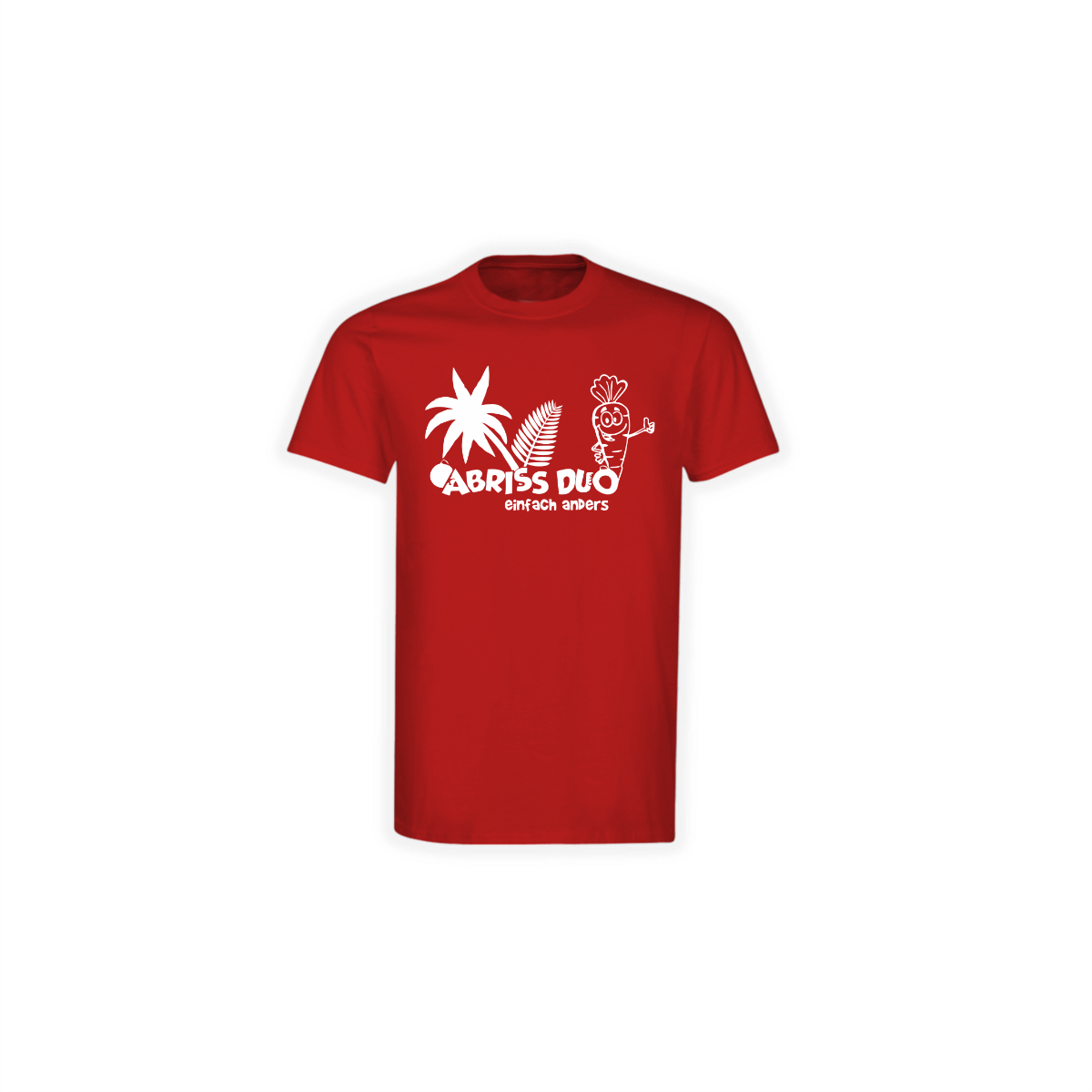 T-Shirt "ABRISS DUO Logo" rot