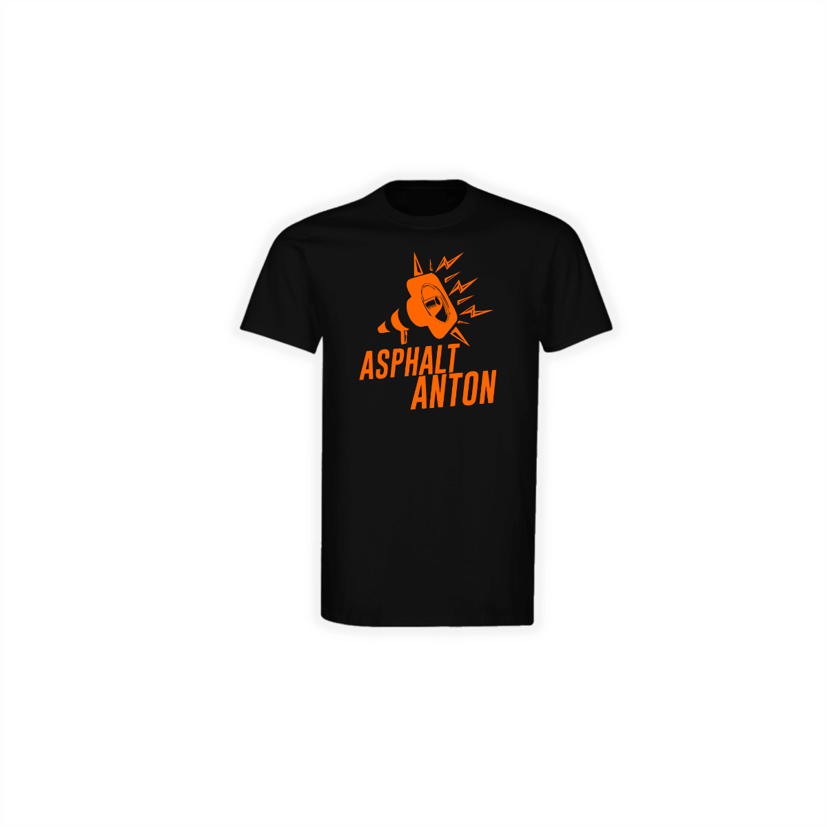 T-Shirt "ASPHALT ANTON Logo" schwarz
