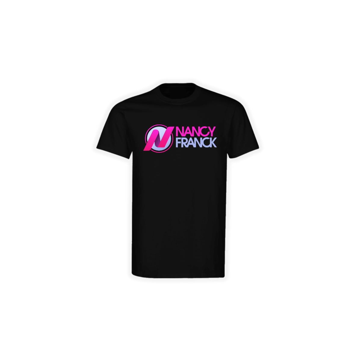 T-Shirt "NANCY FRANCK Logo" schwarz