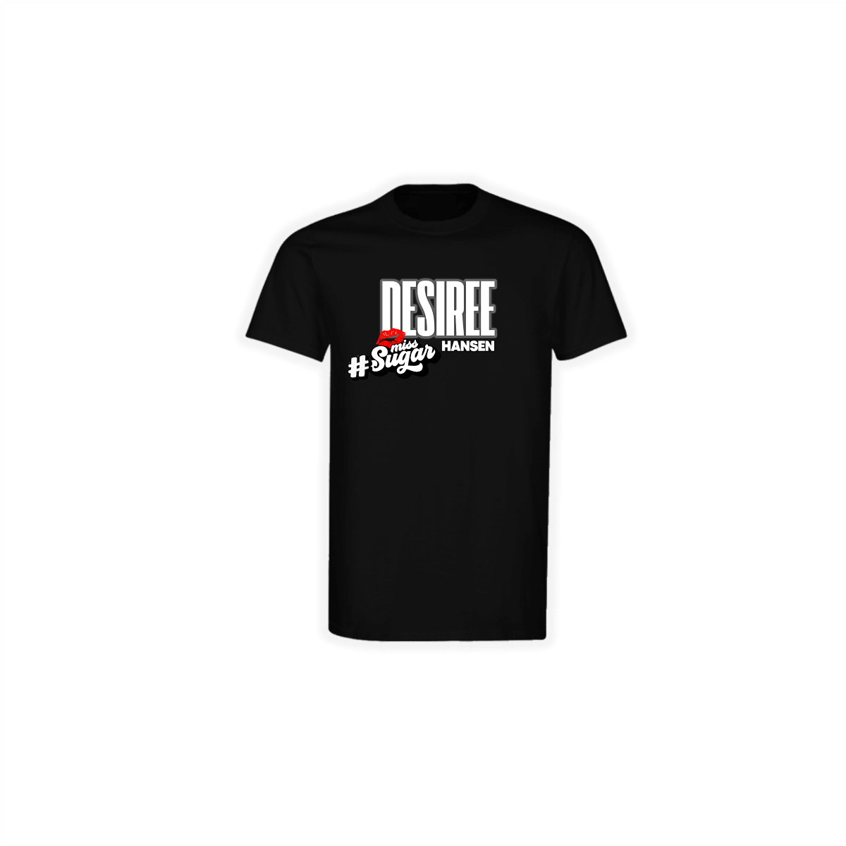 T-Shirt "DESIREE HANSEN Logo" schwarz