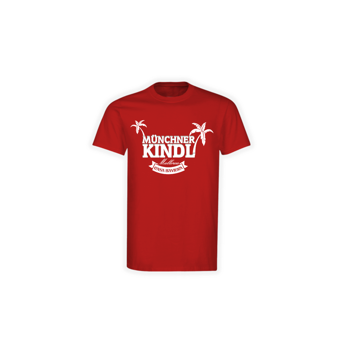 T-Shirt "MÜNCHNER KINDL Logo" rot