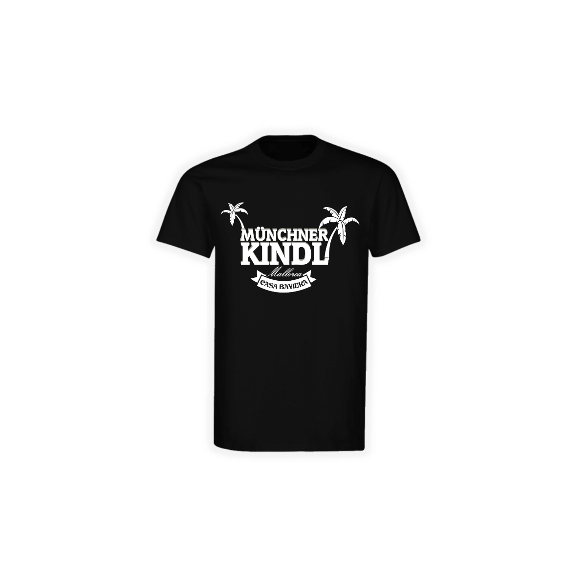 T-Shirt "MÜNCHNER KINDL Logo" schwarz