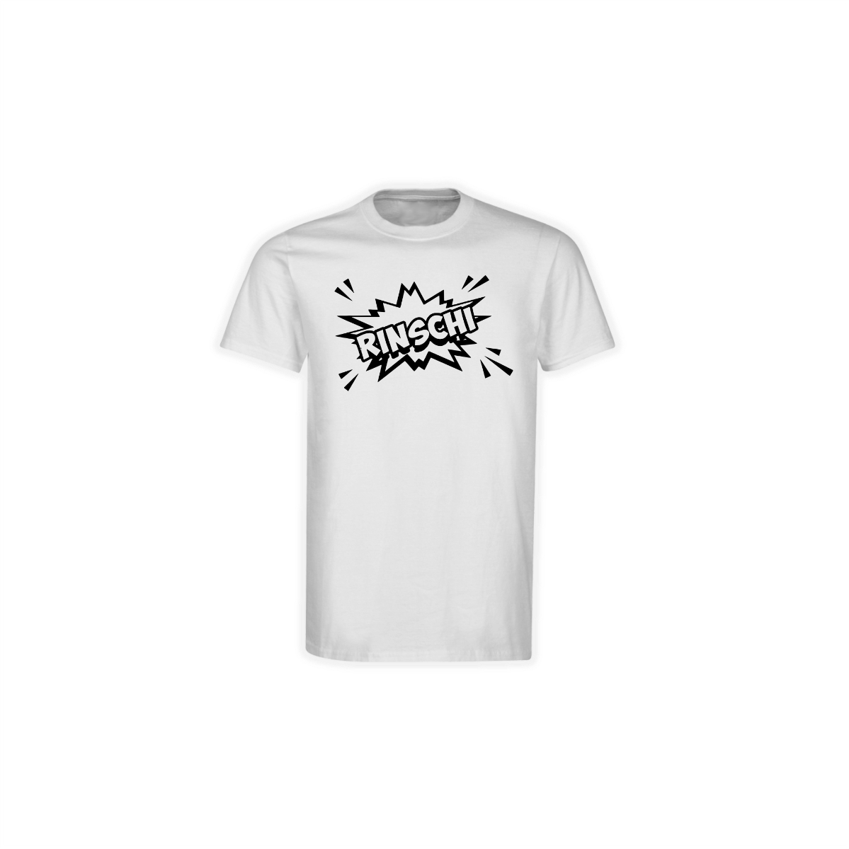T-Shirt "RINSCHI Logo" weiß