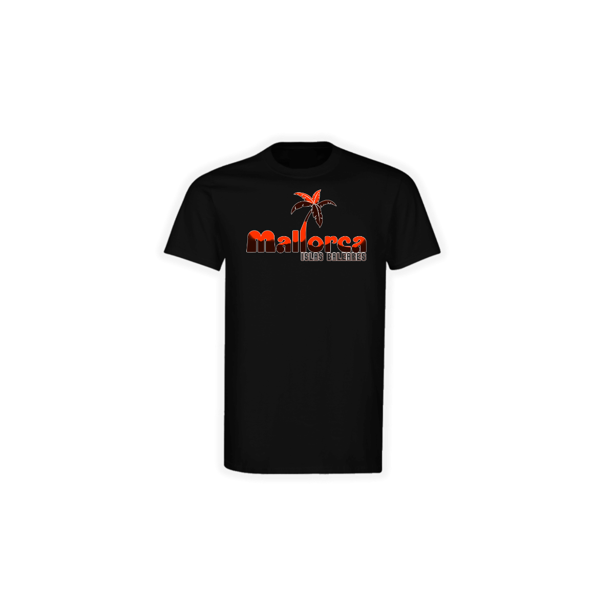 T-Shirt "MALLORCA - Islas Baleares" schwarz