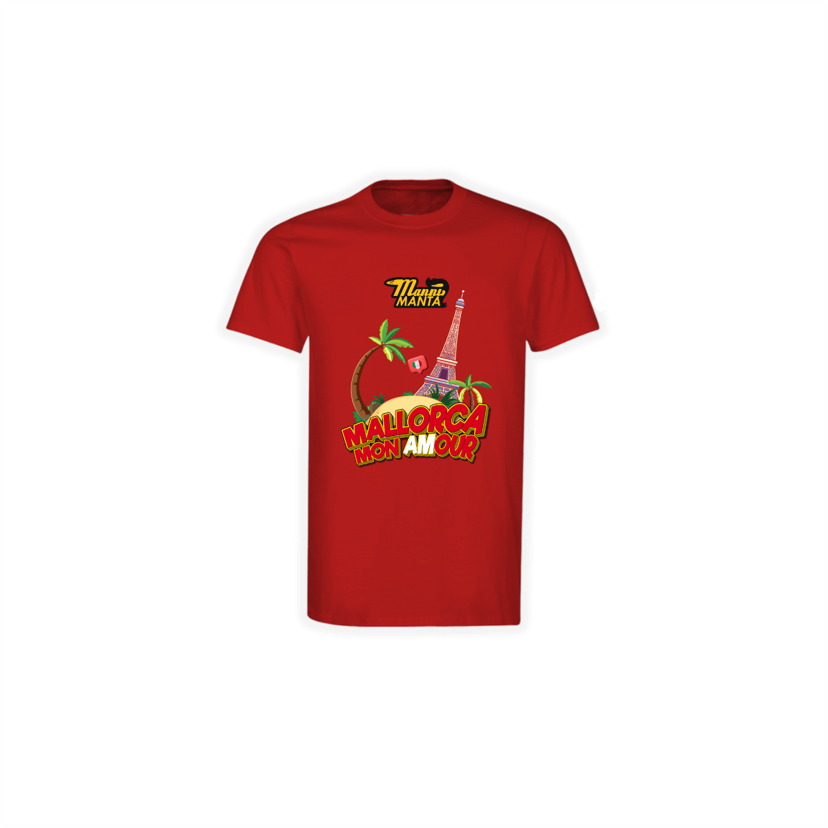 T-Shirt "MALLORCA MON AMOUR" rot