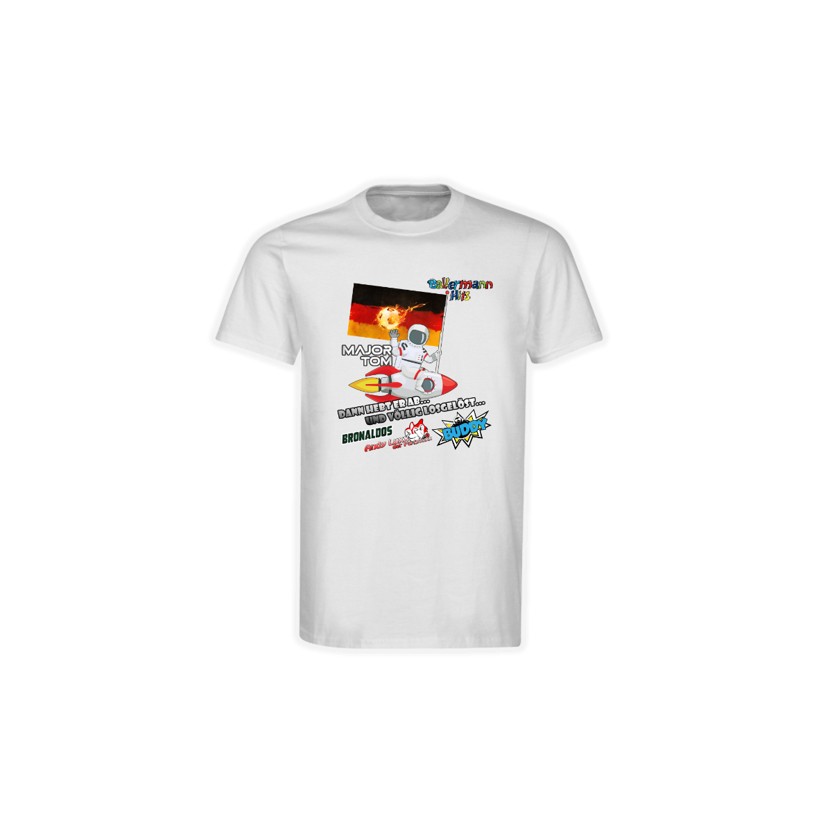 T-Shirt „MAJOR TOM” weiß