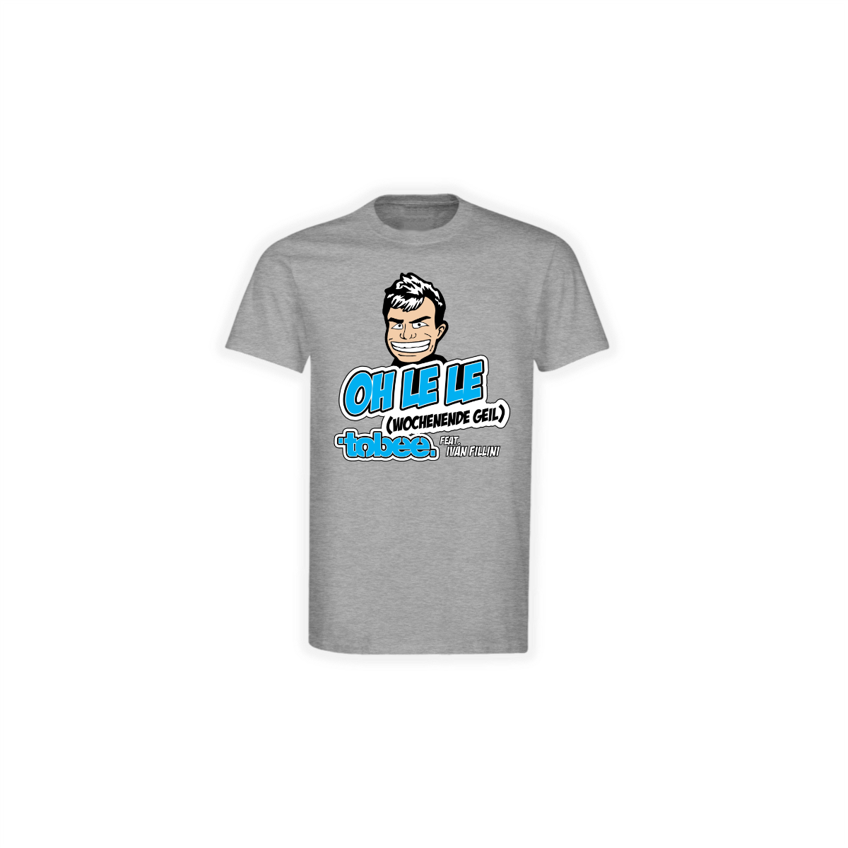 T-Shirt "OH LE LE" grau