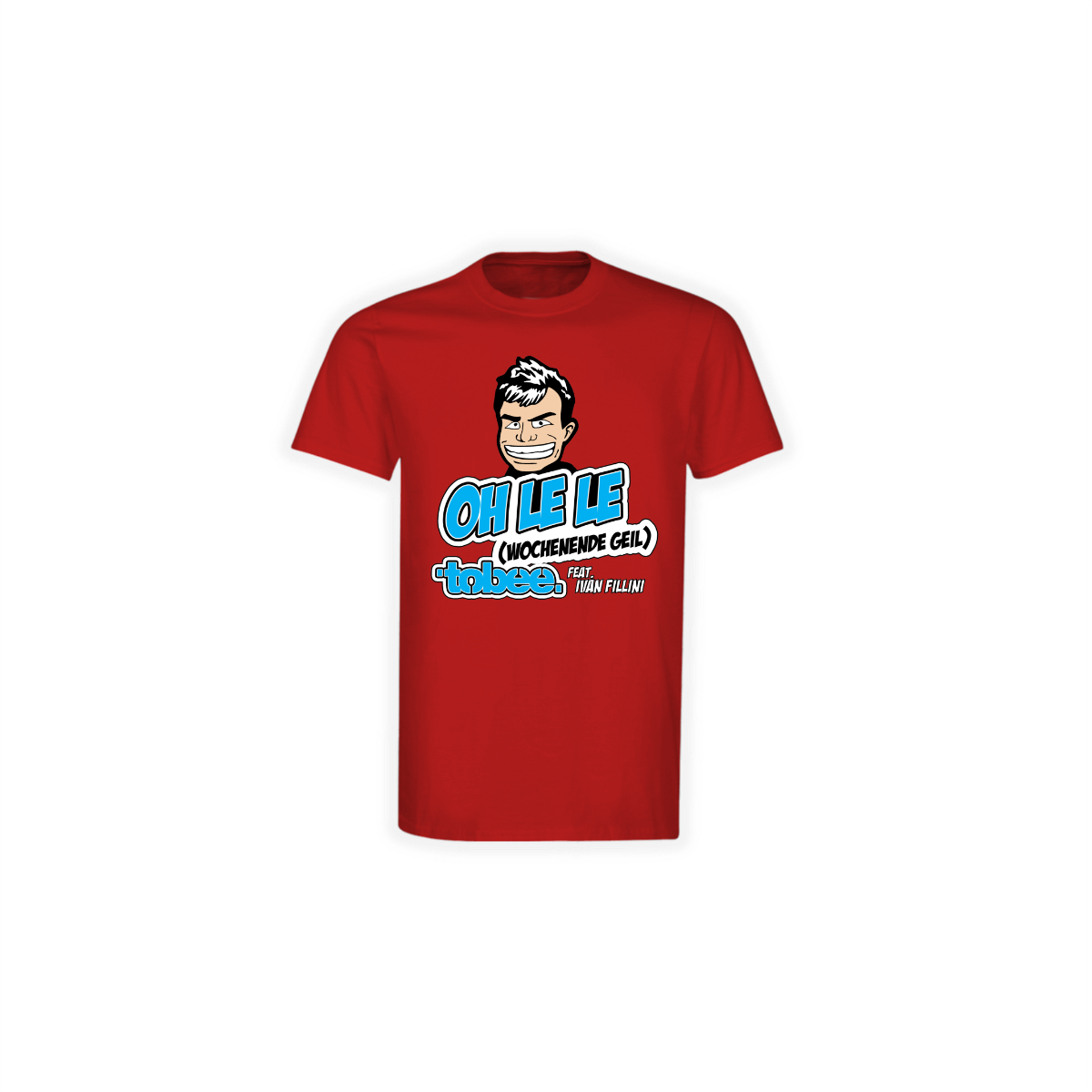 T-Shirt "OH LE LE" rot