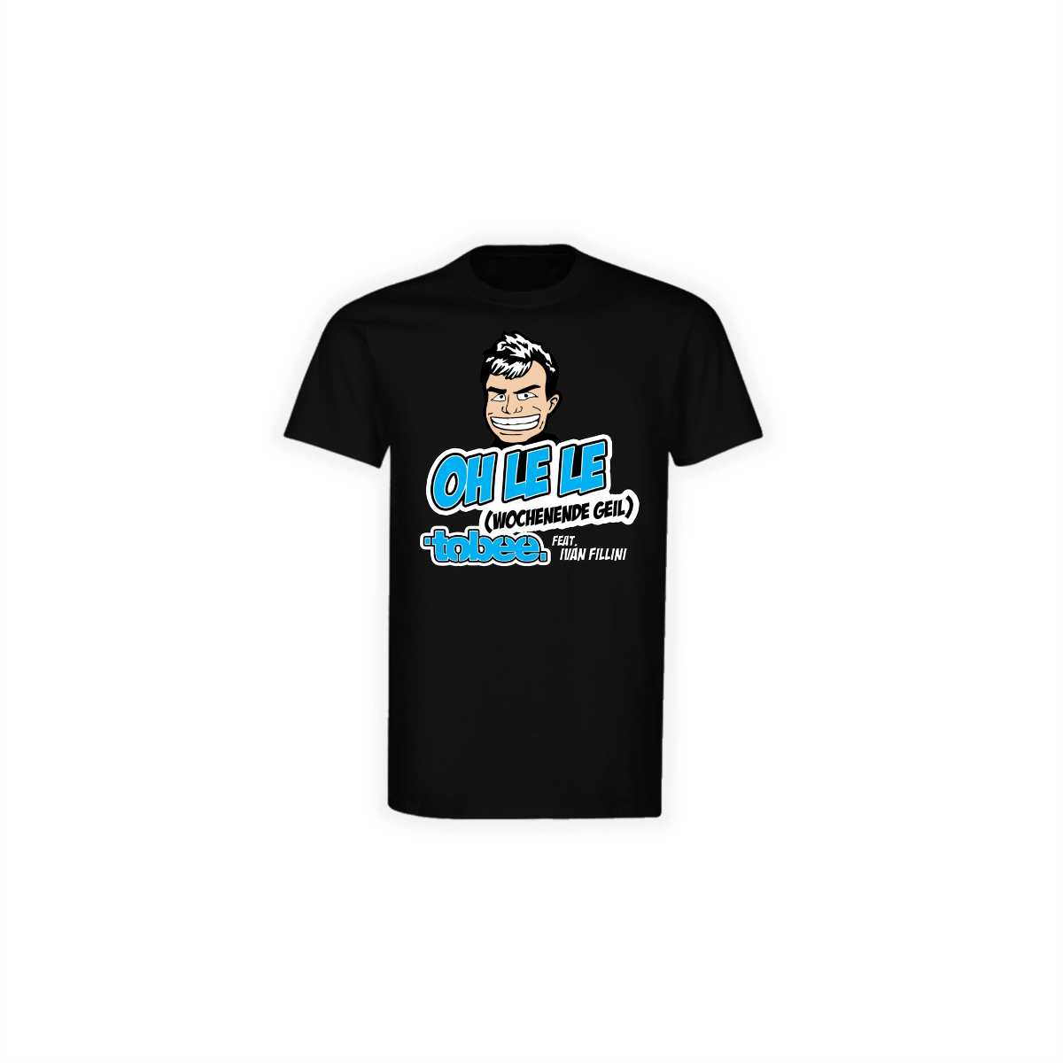 T-Shirt "OH LE LE" schwarz