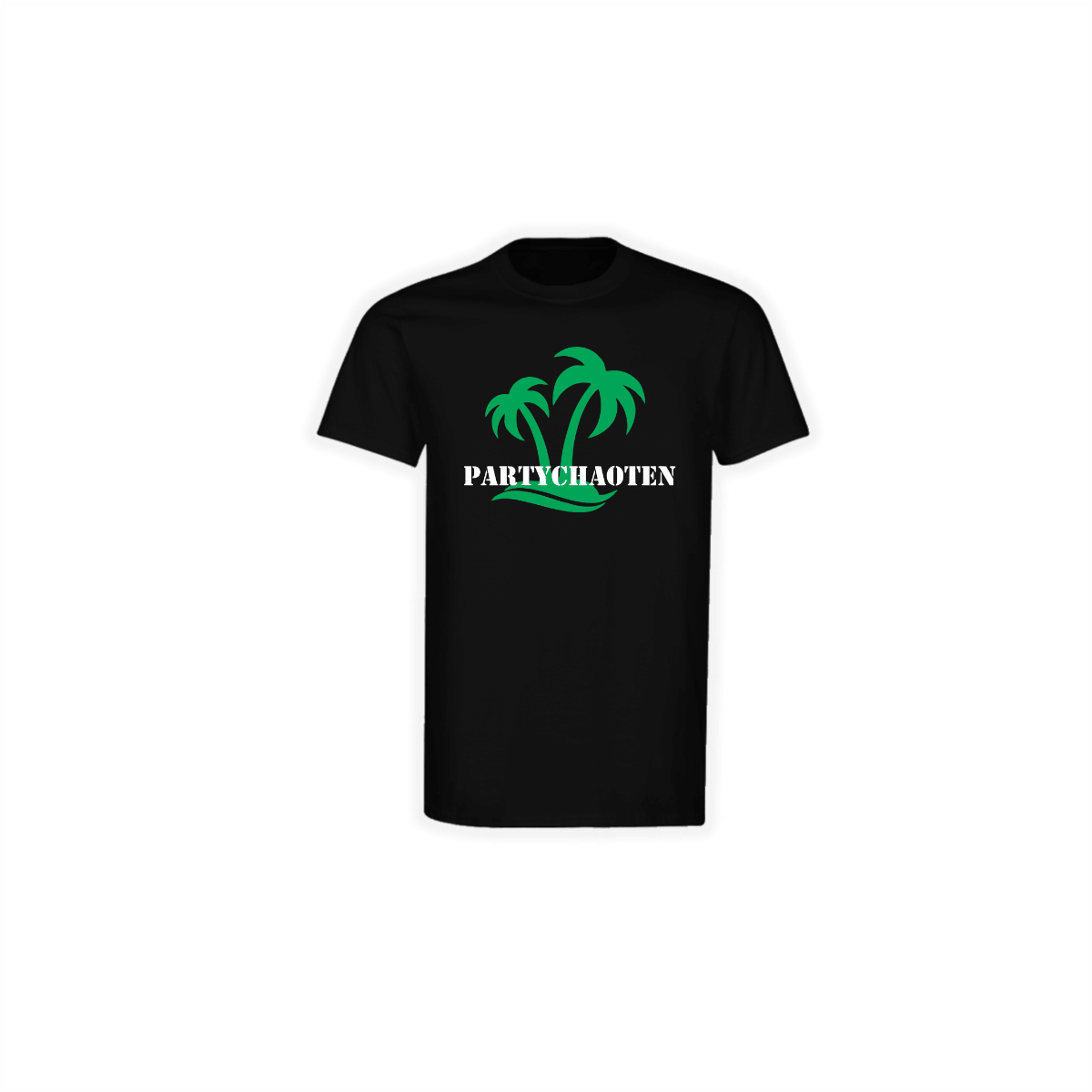 T-Shirt "PARTYCHAOTEN Logo" schwarz