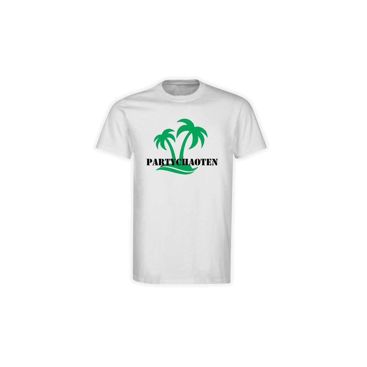 T-Shirt "PARTYCHAOTEN Logo" weiß