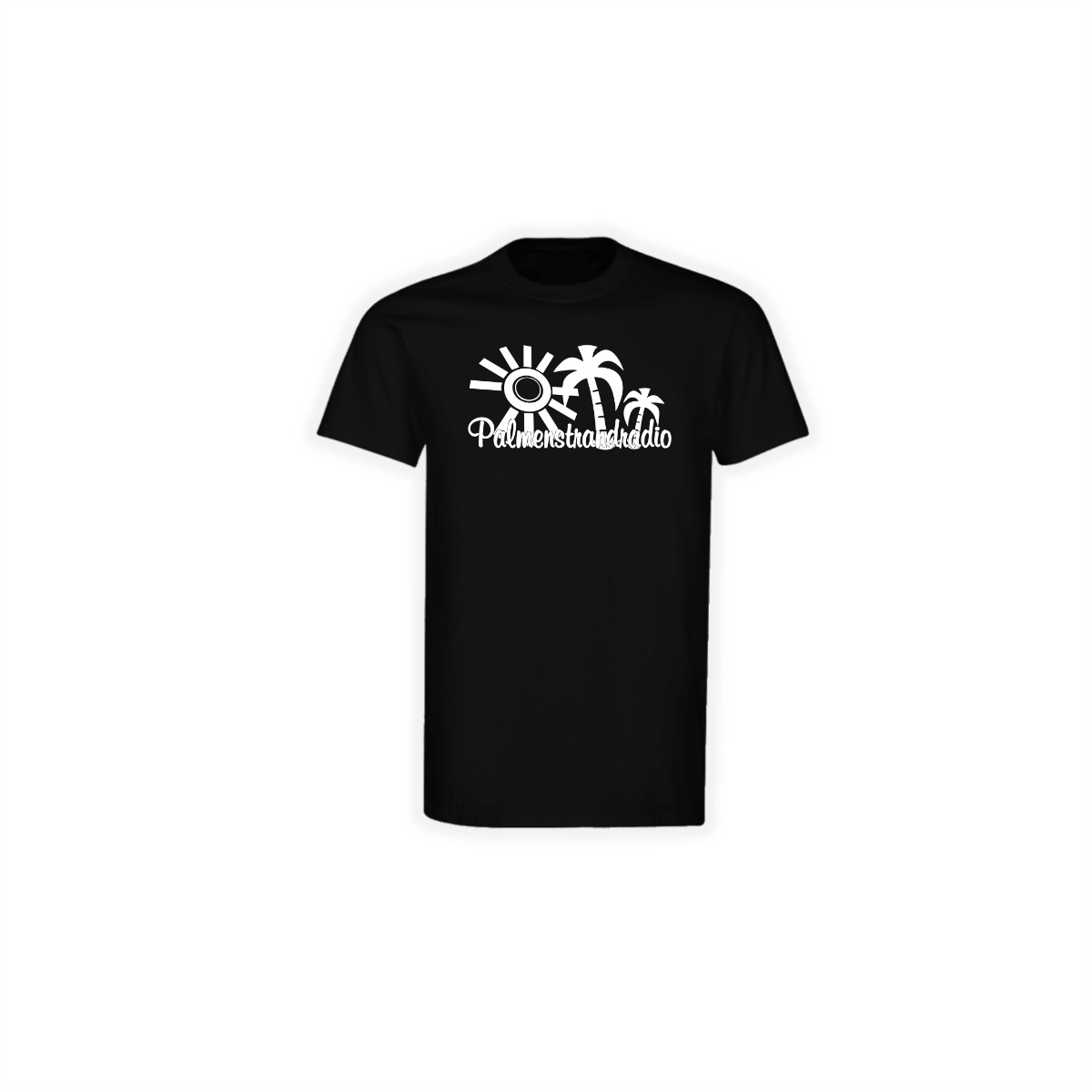 T-Shirt "PALMENSTRANDRADIO" schwarz