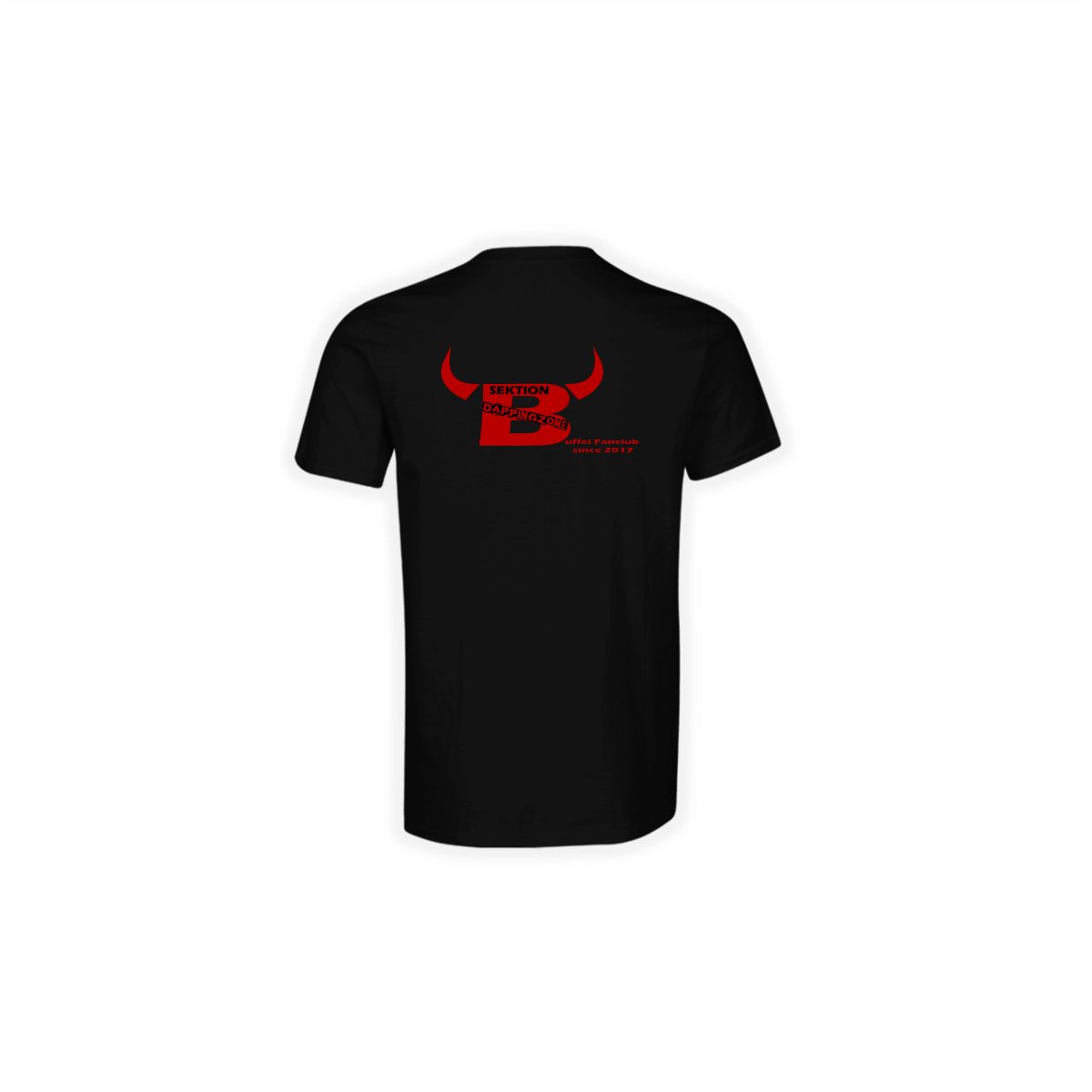 T-Shirt "SEKTION DÄPPINGZONE" schwarz