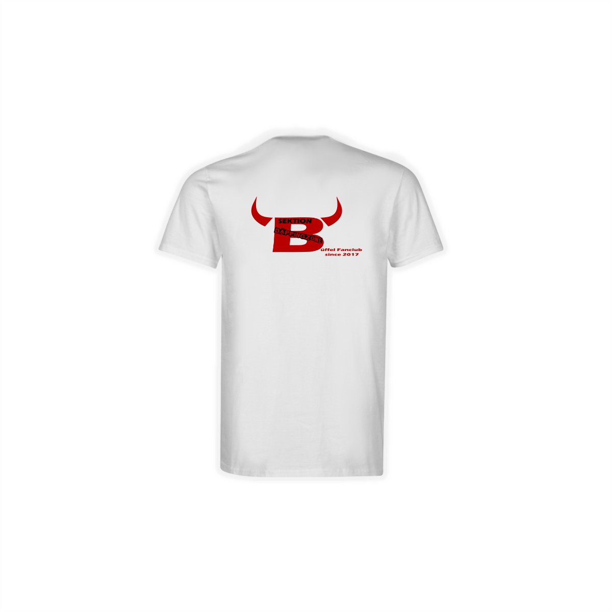 T-Shirt "SEKTION DÄPPINGZONE" weiß