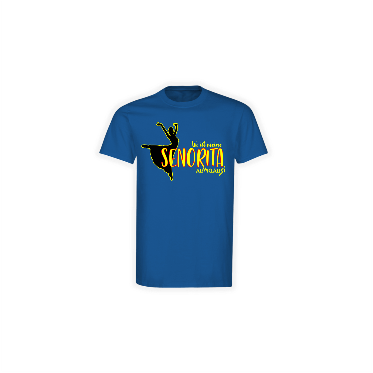 T-Shirt "SEÑORITA" blau