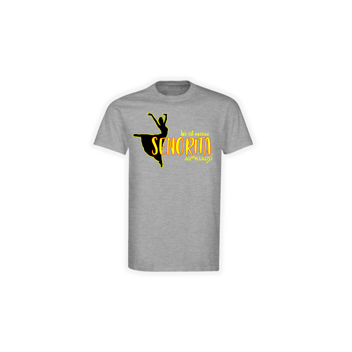 T-Shirt "SEÑORITA" grau