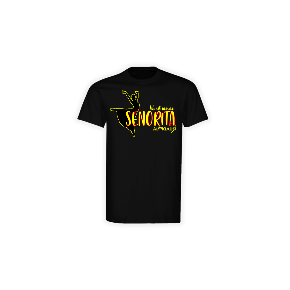 T-Shirt "SEÑORITA" schwarz