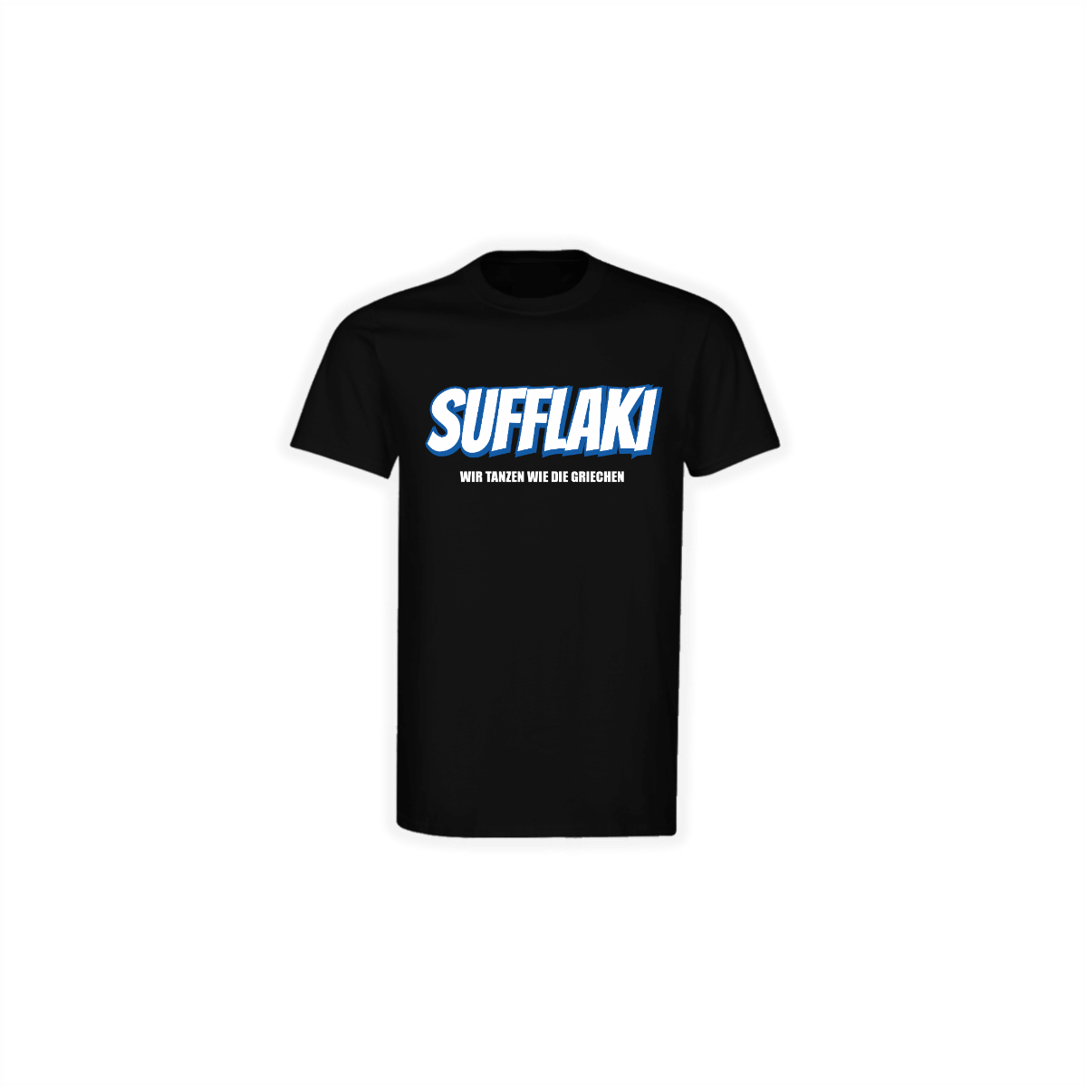T-Shirt "SUFFLAKI" schwarz