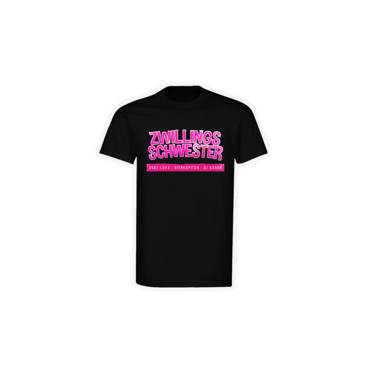 T-Shirt "ZWILLINGSSCHWESTER" schwarz