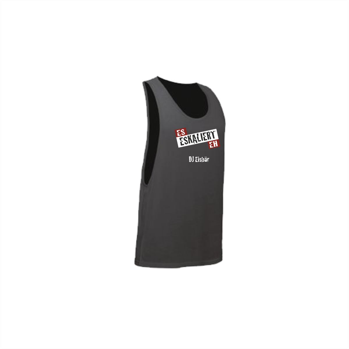 Tanktop "ES ESKALIERT EH" neonschwarz
