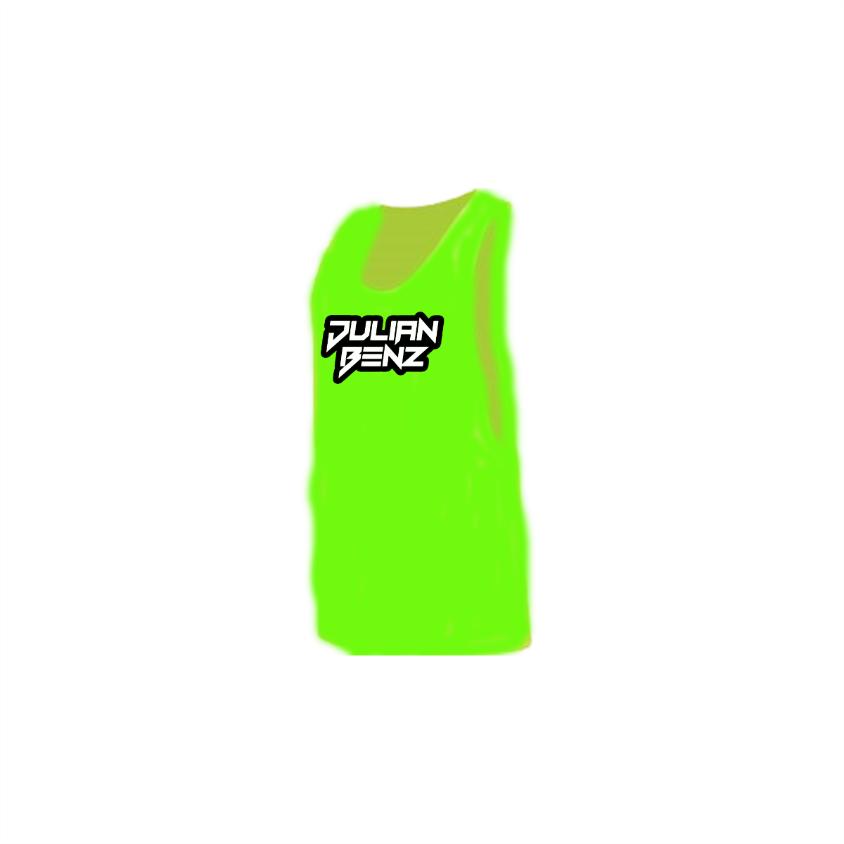 Tanktop "JULIAN BENZ Logo" neongrün
