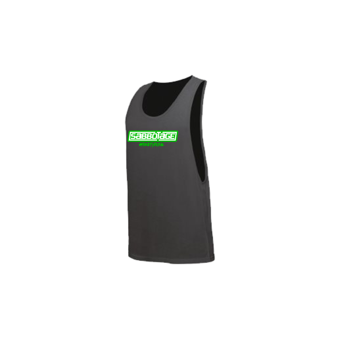 Tanktop "SABBOTAGE Logo" neonschwarz