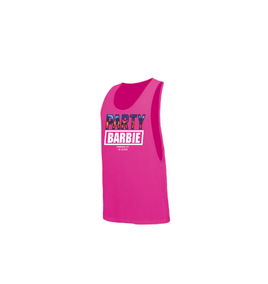 Tanktop "PARTYBARBIE" neonpink