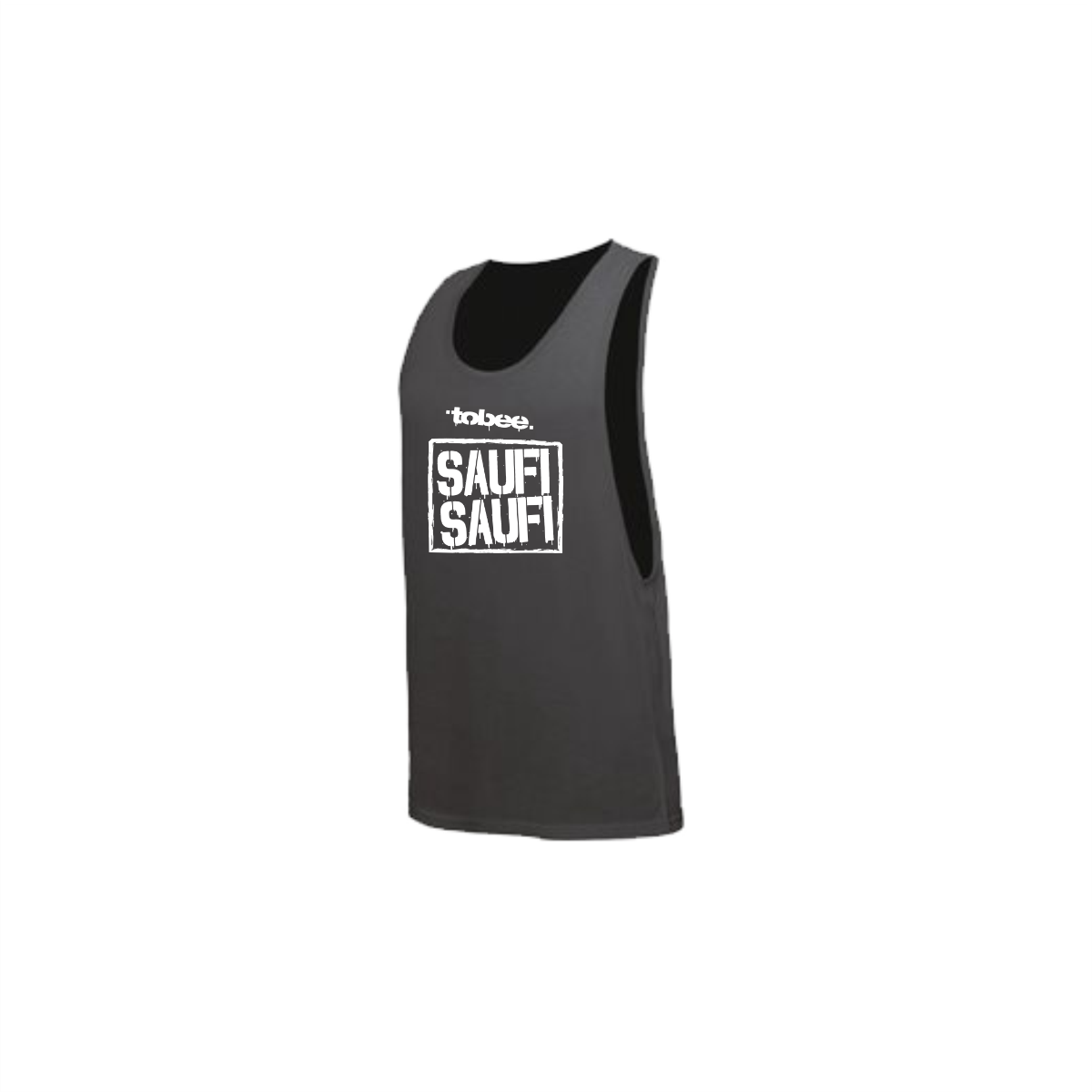 Tanktop "SAUFI SAUFI" neonschwarz