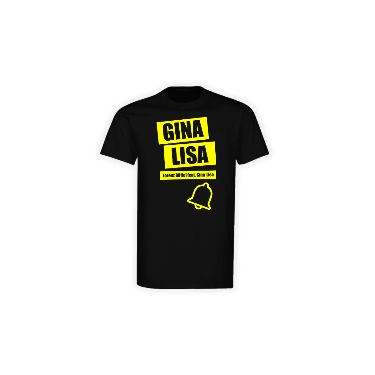 T-Shirt "GINA LISA" schwarz