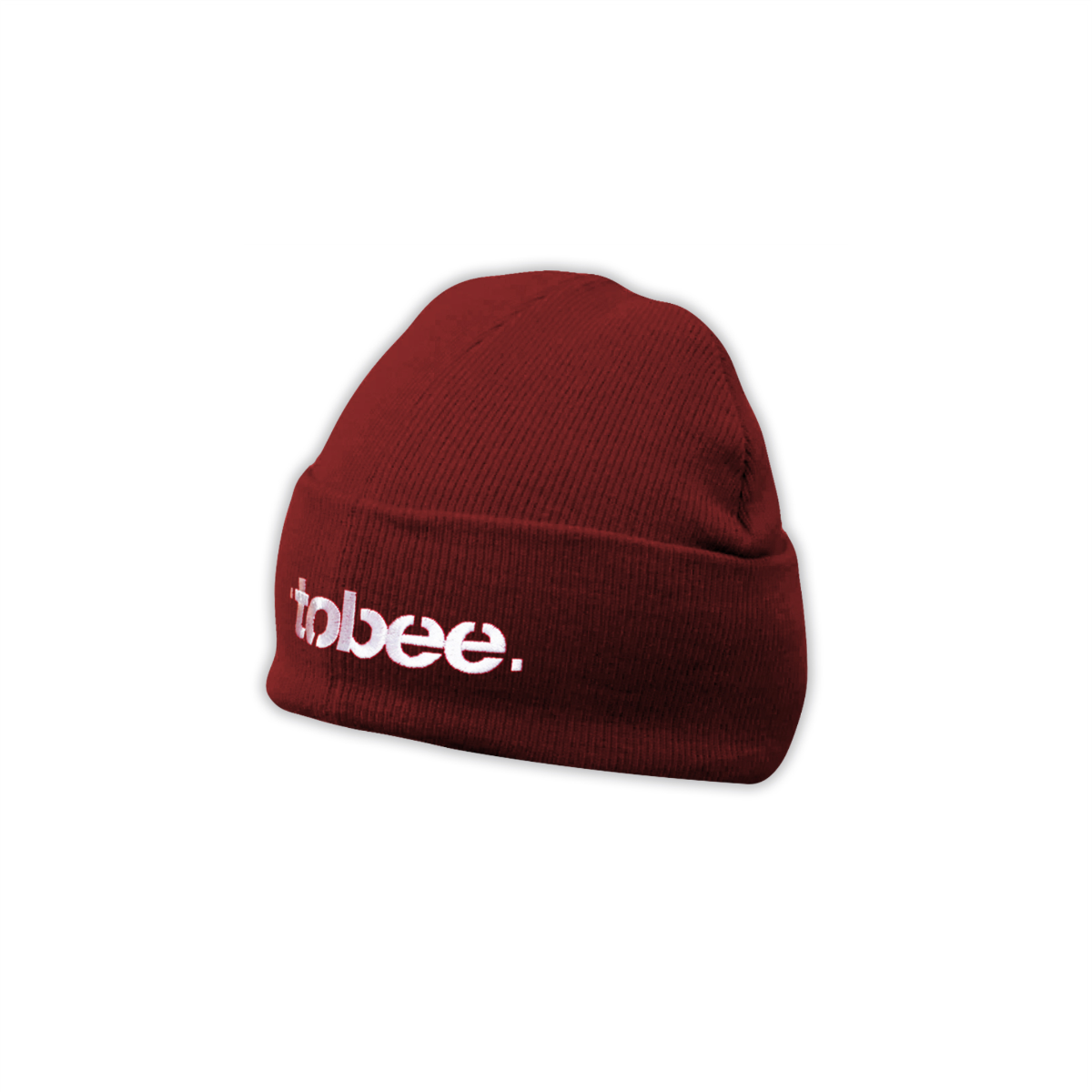 Wollmütze "TOBEE Logo" rot, bestickt